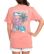 Southern Shirt co - Tropical Adventure Heather Tee