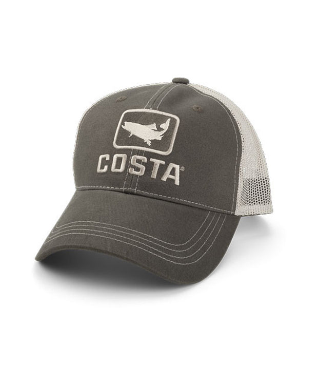 Costa - Trout Trucker Hat - Moss/Stone