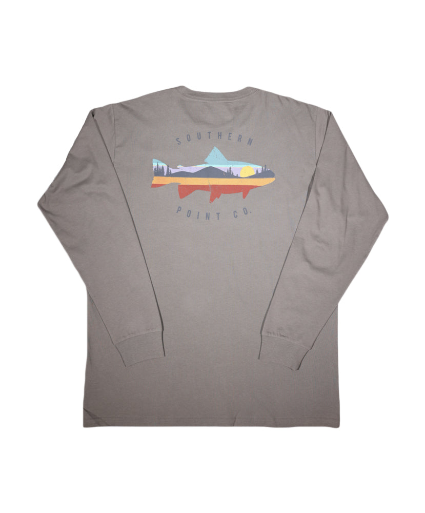 Southern Point - Outdoor Salmon Long Sleeve Tee