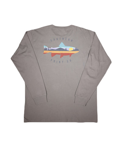 Southern Point - Outdoor Salmon Long Sleeve Tee
