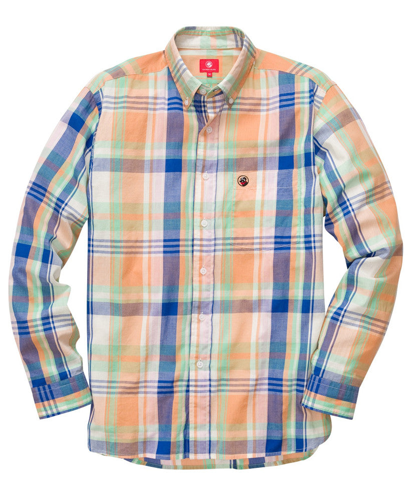 Southern Proper - Southern Shirt - Washed Navy/ Orange