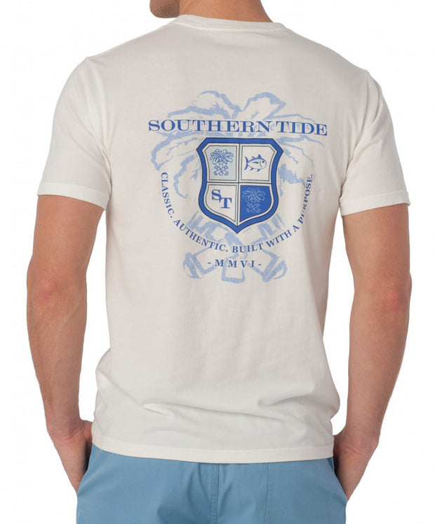 Southern Tide - Heritage Crest T-Shirt - Classic White