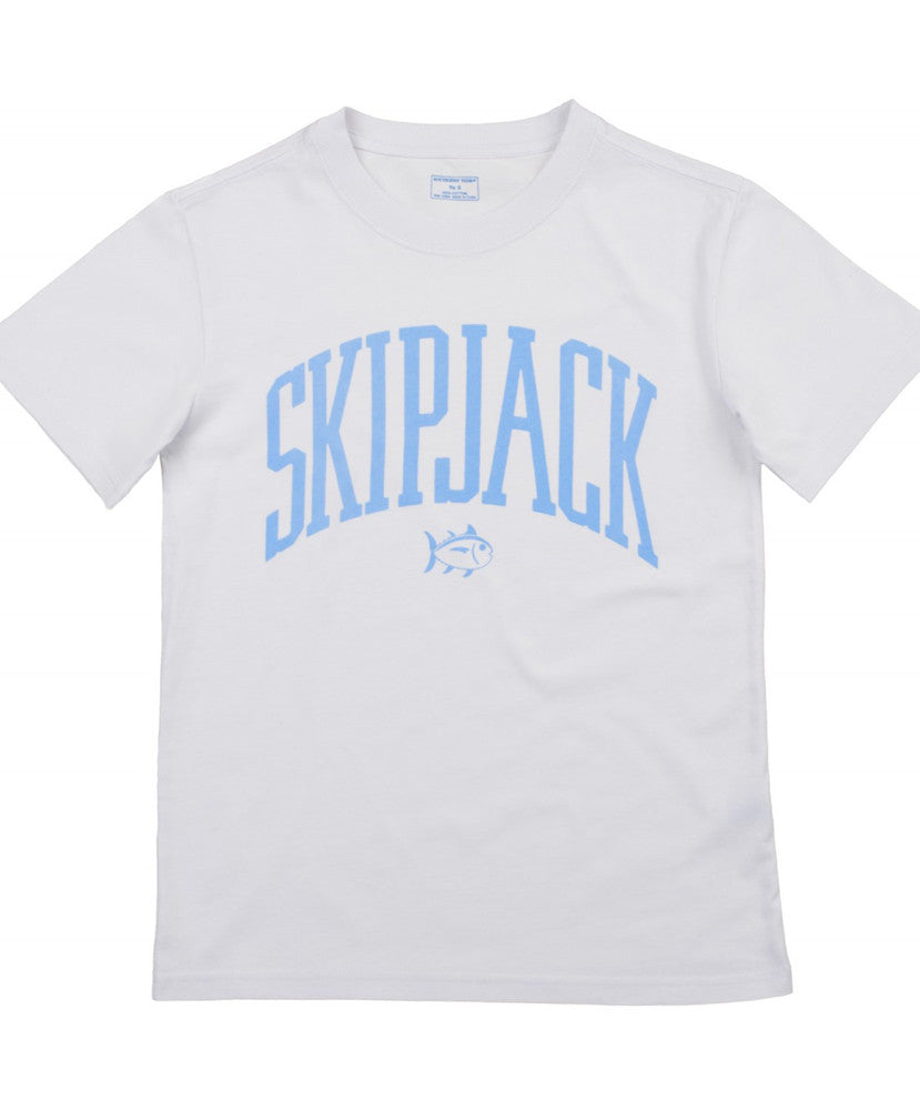 Southern Tide - Kids Varsity Skipjack T-shirt - White