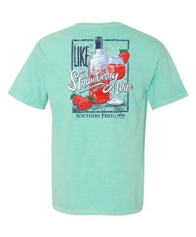 Southern Fried Cotton - Strawberry Wine SS Tee