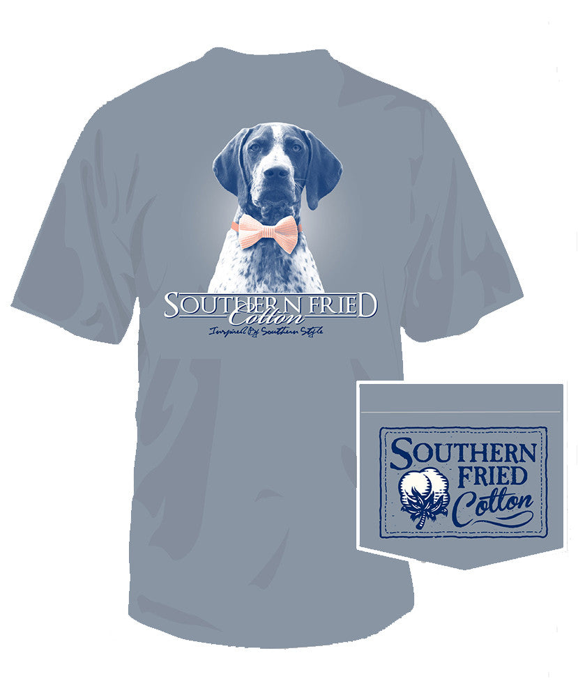 Southern Fried Cotton - Winston SS Pocket Tee - Ice Blue