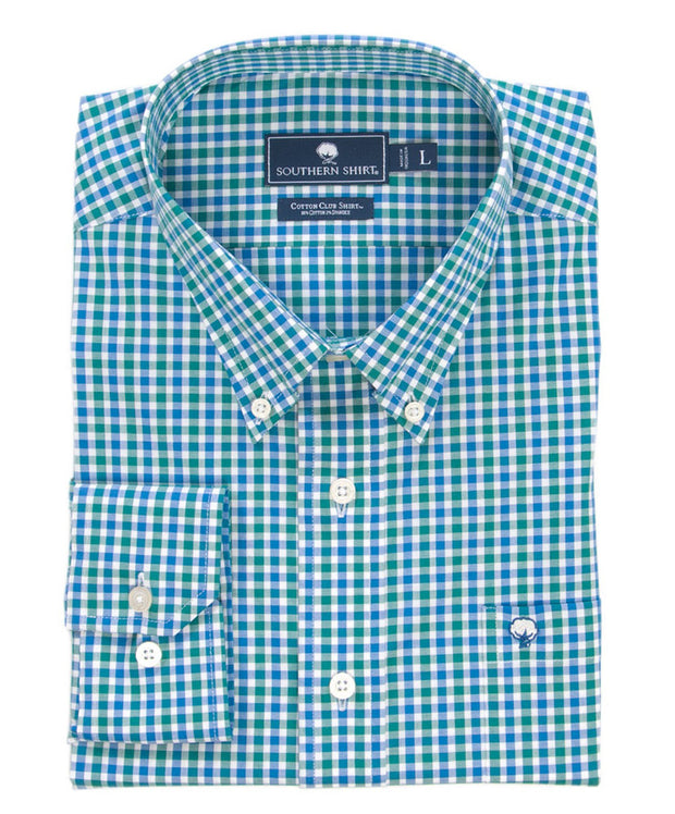 Southern Shirt Co - Jameson Check Cotton Club Shirt Long Sleeve