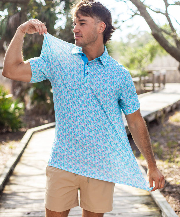 Southern Shirt Co - Key West Printed Polo