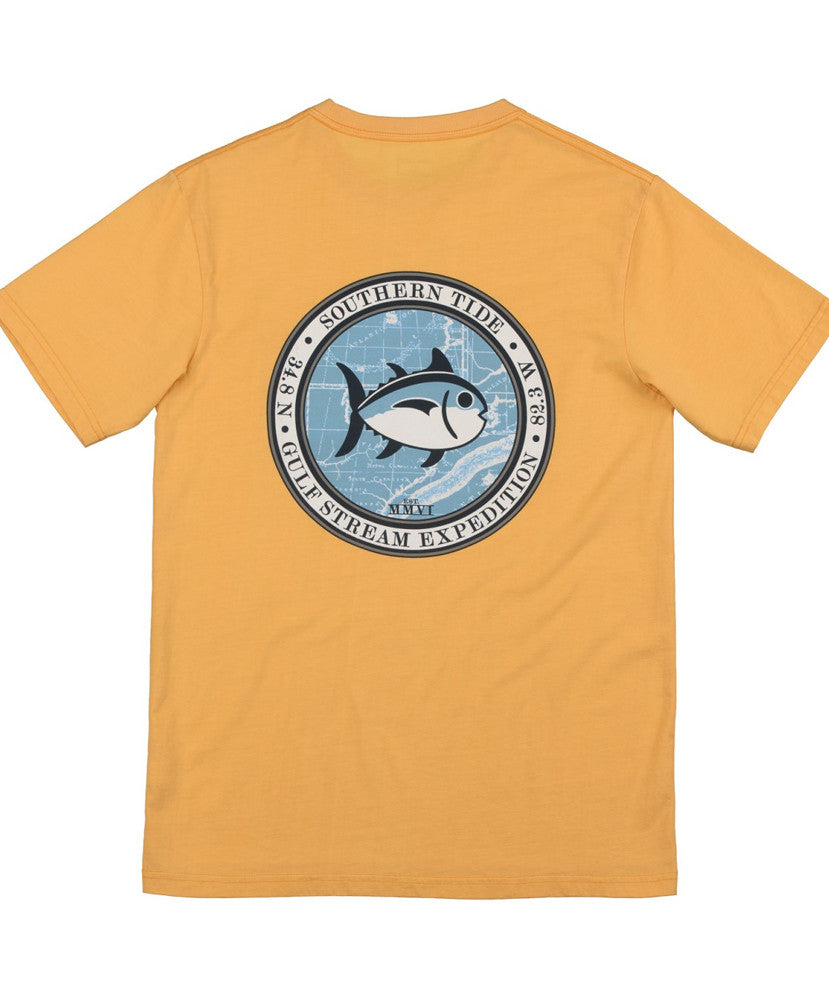 Southern Tide - Gulf Stream Tee - Tropical Orange